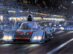 Racer's Moon - Le Mans 1976 Signed by Ickx & Van Lennep
