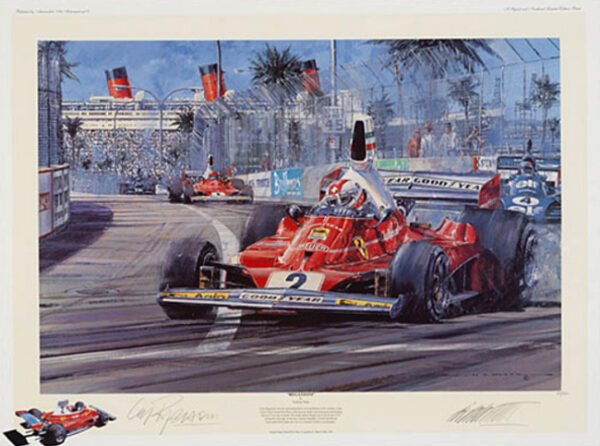 Regazzoni Signed by Clay Regazzoni
