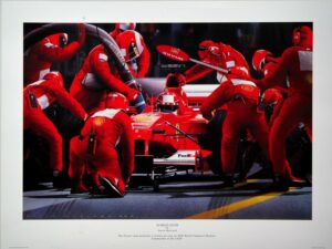 Scarlet Fever Michael Schumacher Print