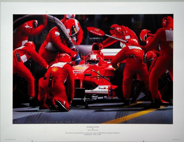 Scarlet Fever Michael Schumacher Print
