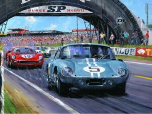 Spirit of America LeMans 1964 Autographed Print