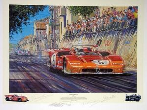 Targa Florio 1971 with 4 Autographs