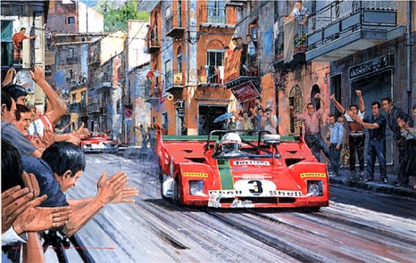 Targa Florio 1972 Signed by Merzario & Munari