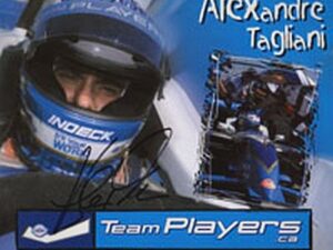 Team Card Autographed by Alex Tagliani