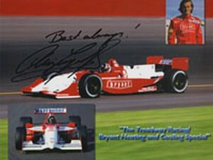 Team Card Autographed by Arie Luyendyk