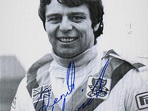 Team Card Autographed by Derek Warwick