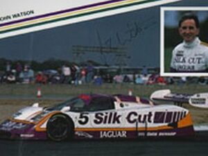Team Card Autographed by John Watson