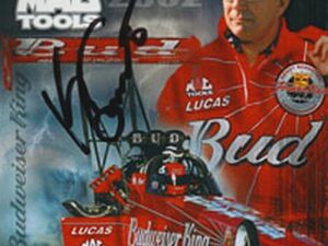 Team Card Autographed by Kenny Bernstein