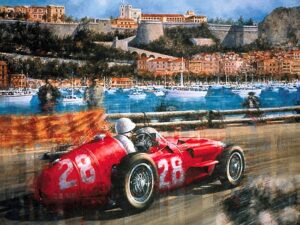 Victory For Moss in Monaco Signed by Moss