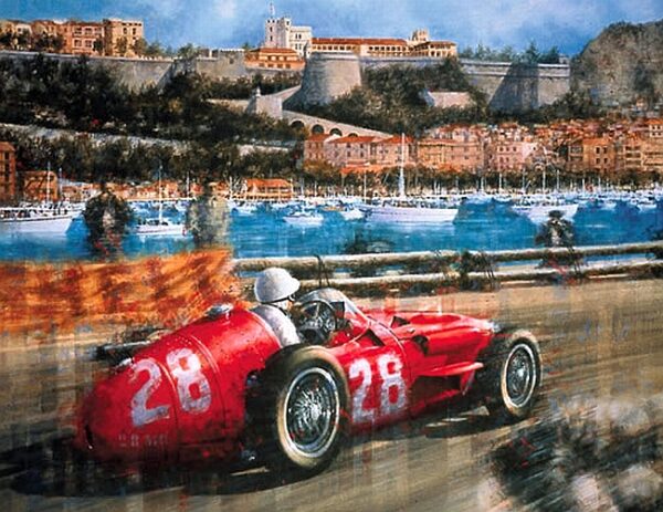 Victory For Moss in Monaco Signed by Moss