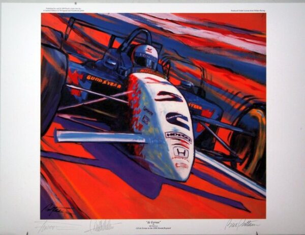 de Ferran Autographed Print