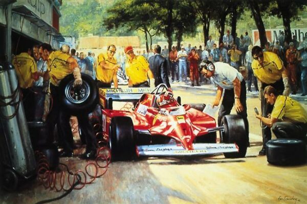 Villeneuve Pit Stop