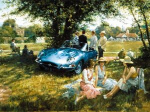E-Type Anniversary Jaguar Print