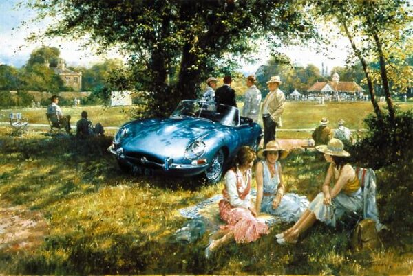 E-Type Anniversary Jaguar Print