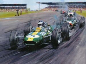 Clark in Control Signed by John Surtees & Bob Dance