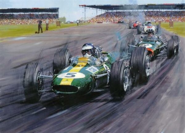 Clark in Control Signed by John Surtees & Bob Dance