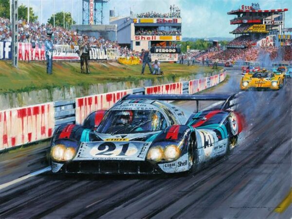Langhecks at Le Mans 1971 - 3 Autographs