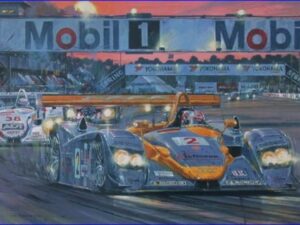 Audi at Sebring Signed by Herbert, Capello & Pescatori