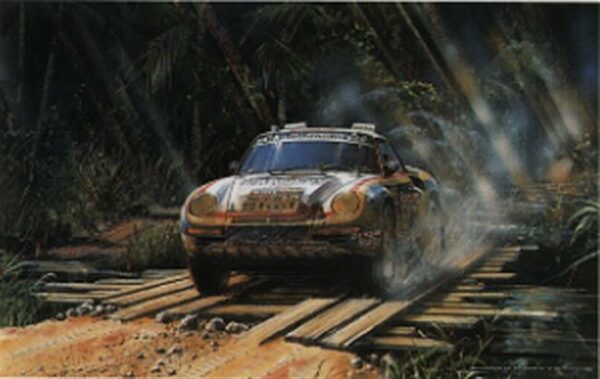 Paris Dakar Autographed by Rene Metge