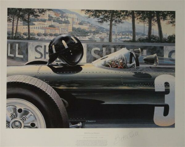 Graham Hill BRM P2616 at Monaco Signed by Bette Hill