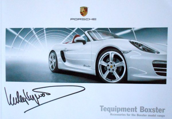 Tequipment Boxster Porsche Signed Promo