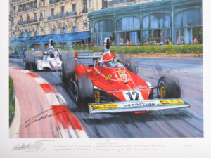 Niki Lauda World Champion signatures