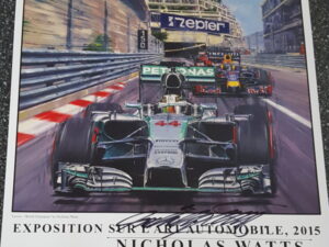 Monaco '15 Lewis Hamilton Poster