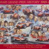 Ferrari Grand Prix History 1949 - 1990 with 20 sigantures