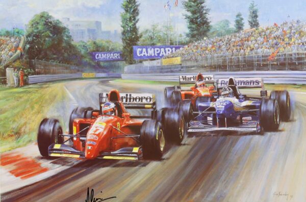 Alesi - Ferrari 105 Signed by Jean Alesi