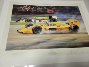 Triple Champion Ayrton Senna Signed - Nicholas Watts