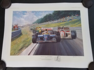 Nigel Mansell OBE World Champion - Alan Fearnley