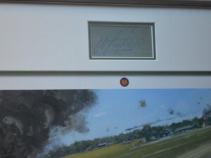 Lightning Strike Print with General Doolittle Signature