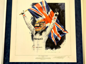 Lewis Hamilton - Quadruple Champion Framed