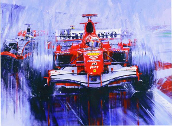 Final Victory Schumacher Print
