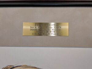 Peter Collins Plaque Detail