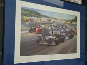 Framed Triple Achievement Signed by Coulthard - Fearnley
