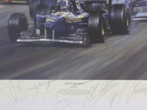 Signature Detail - Triple Achievement with 11 Siignatures - Alan Fearnley