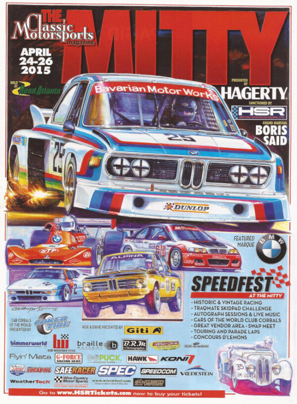 The Mitty 2015 BMW Poster - Hector Cademartori