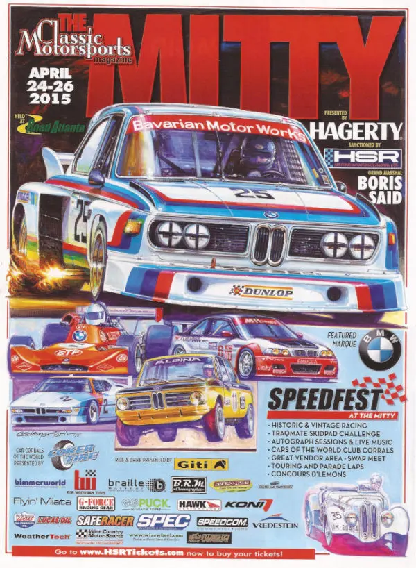 The Mitty 2015 BMW Poster - Hector Cademartori