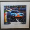 Blue Thunder LeMans 1969 Framed - Nicholas Watts