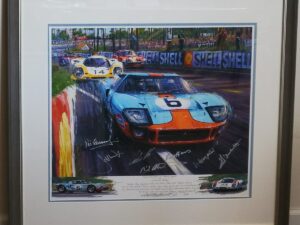 Blue Thunder LeMans 1969 Framed - Nicholas Watts