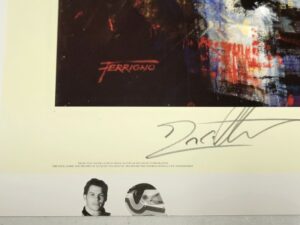 Jacques Villeneuve Remarque & Autograph - Juan Carlos Ferrigno