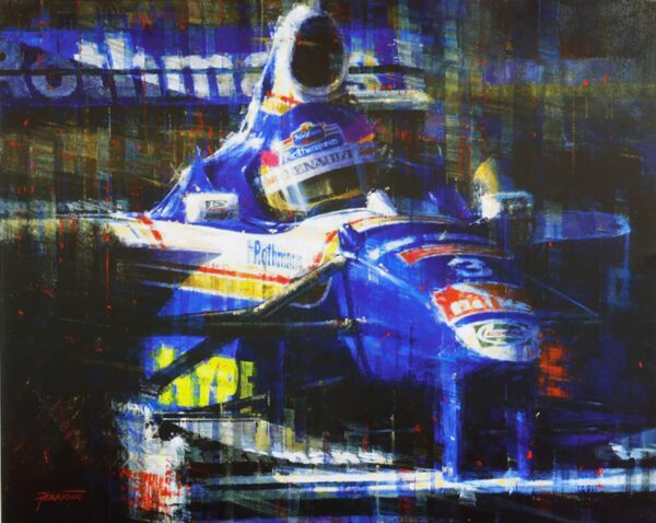 Jacques Villeneuve Autographed Print