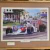 Custom Framed Mr. Monaco with Senna Signature - Hector Cademartori