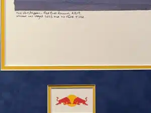 Dominant Verstappen Nicholas Watts Painting - Bottom Left Detail