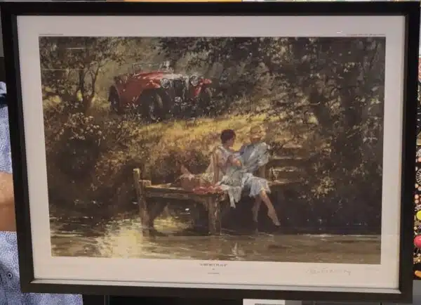 A Secret Place Framed Print by Alan Fearnley