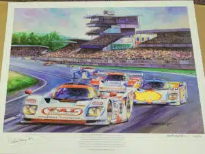LeMans 1994 Print Signed by Hurley Haywood