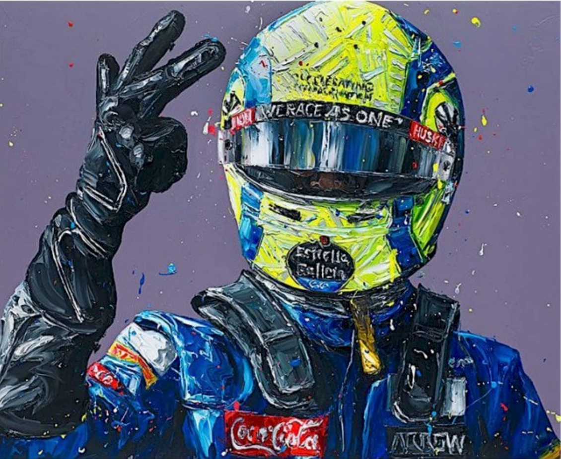 Lando Norris Celebraitng